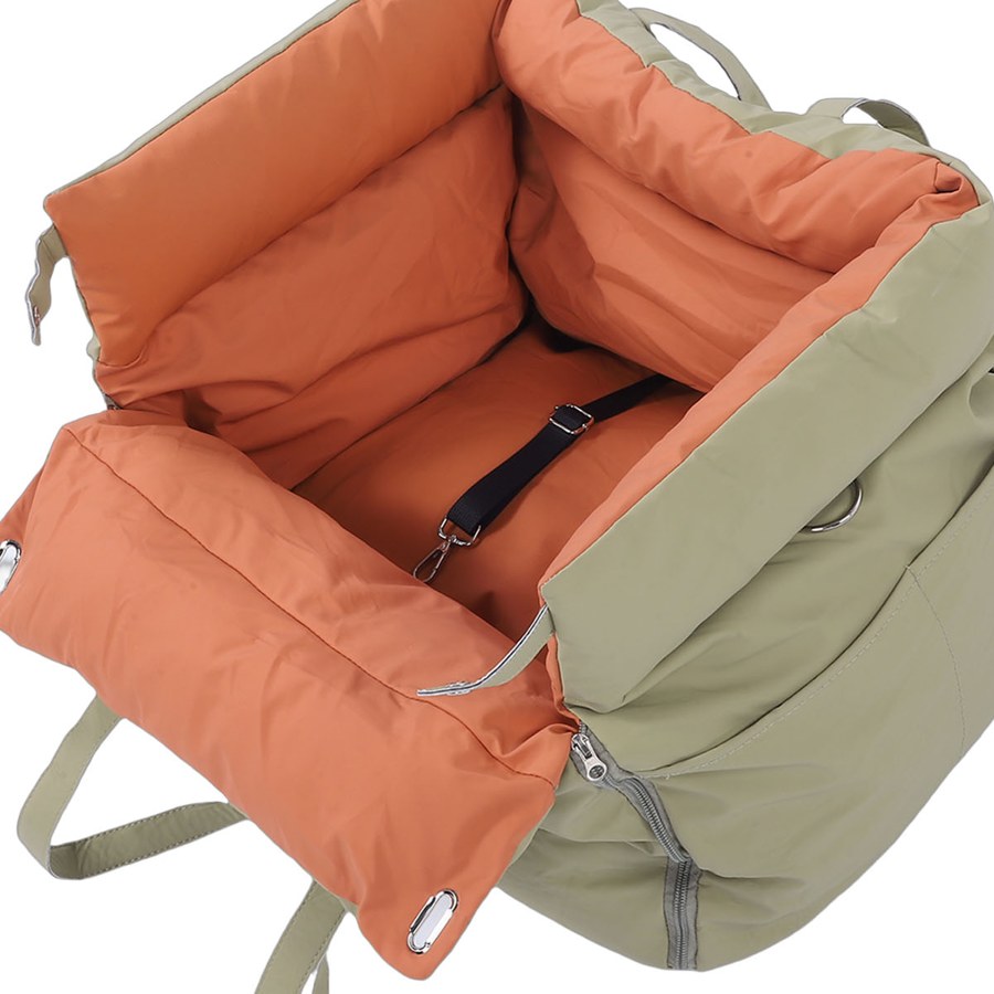 Washable pet car bed